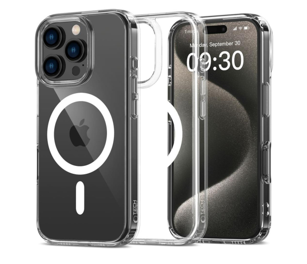 TECH-PROTECT Flexair Hybrid Magsafe do iPhone 16 Pro Clear 5906302311484 - 1278108 - zdjęcie